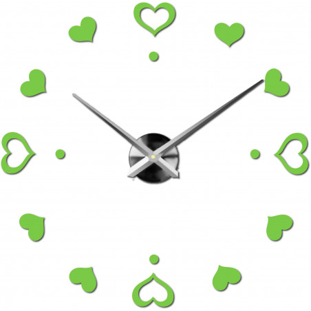 Adhesive wall clock, luxury clock on stent, plastic clock