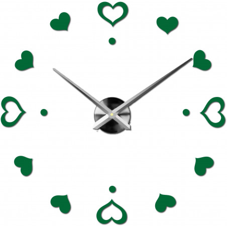 Adhesive wall clock, luxury clock on stent, plastic clock