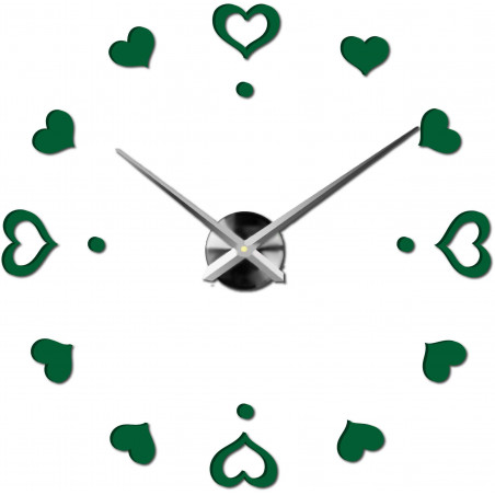 Adhesive wall clock, luxury clock on stent, plastic clock