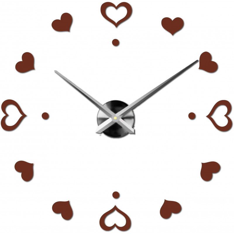 Adhesive wall clock, luxury wall clock, plastic clock