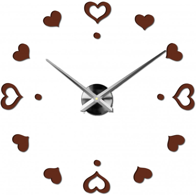 Adhesive wall clock, luxury wall clock, plastic clock