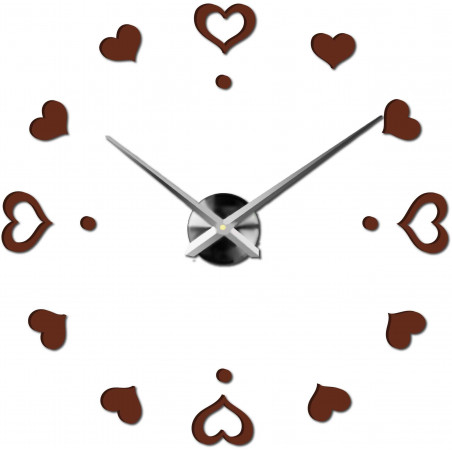 Adhesive wall clock, luxury wall clock, plastic clock