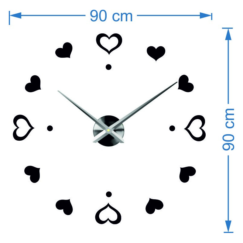 Dimensions of wall clocks, wall clock design