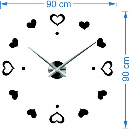 Dimensions of wall clocks, design wall clock