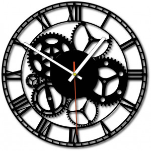 Design wall clock for living room, kitchen, kids room. Wall clock as a gift. 2