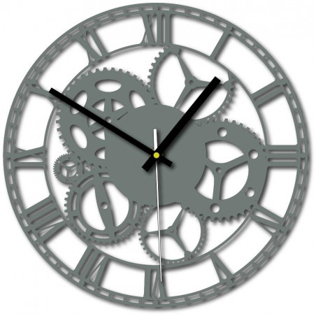 Design wall clock for living room, kitchen, kids room. Wall clock as a gift.