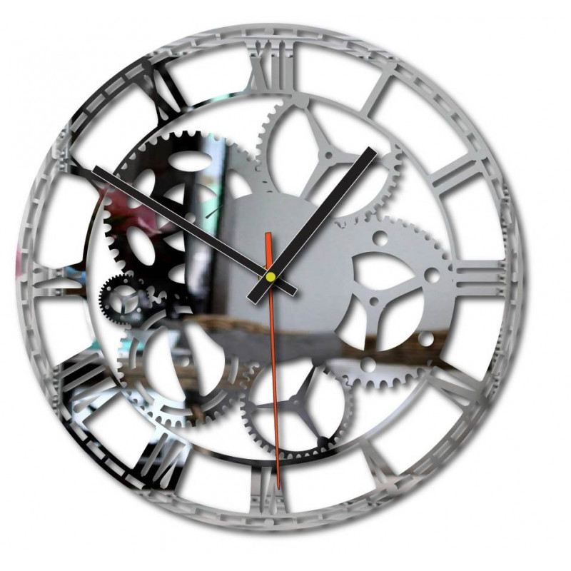 Design wall clock for living room, kitchen, kids room. Wall clock as a gift.