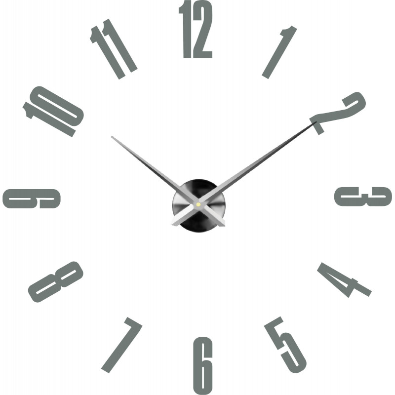 Adhesive wall clock, luxury clock on stent, plastic clock