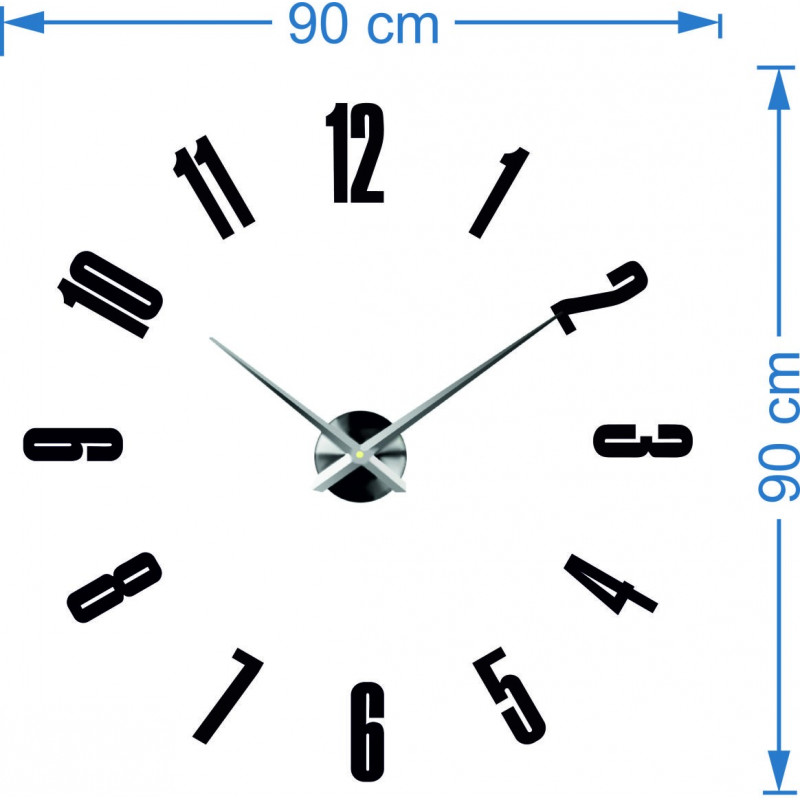 Dimensions of wall clocks, wall clock design