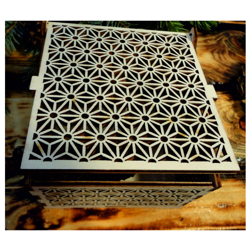 Wood and plastic decorations, Christmas decorations, wooden vintage accessories