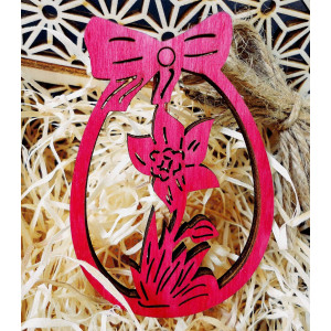 Wooden and plastic ornaments, Christmas ornaments, wooden vintage accessories