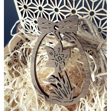 Wooden and plastic ornaments, Christmas ornaments, wooden vintage accessories