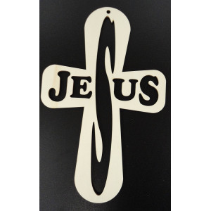 Wooden cross Jesus 2