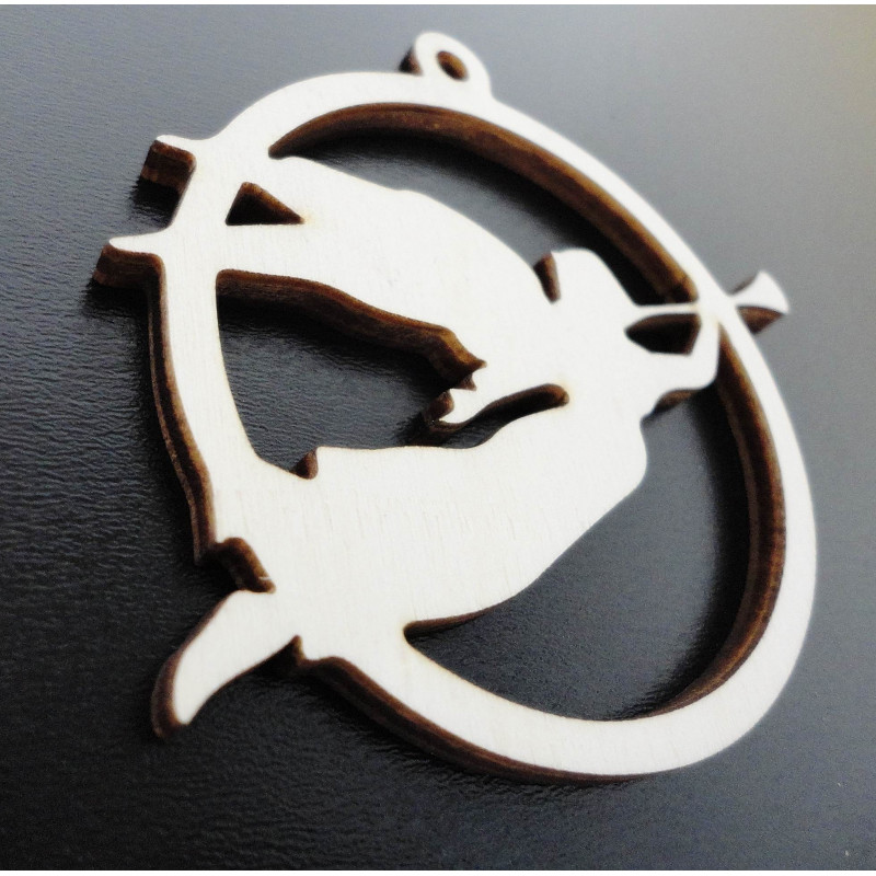 Wooden and plastic ornaments, Christmas ornaments, wooden vintage accessories