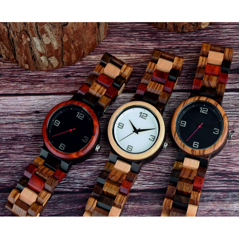 READER wristwatch made of wood. Ladies and men's watches.