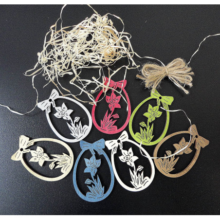 Wood and plastic ornaments,Christmas ornaments,wooden vintage accessories