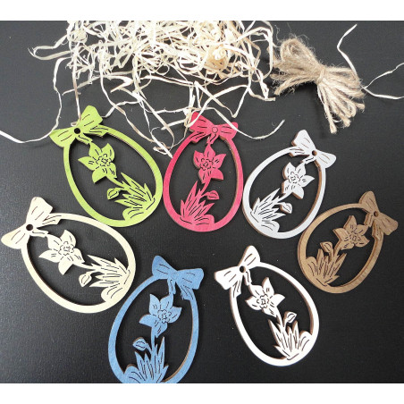 Wood and plastic ornaments,Christmas ornaments,wooden vintage accessories