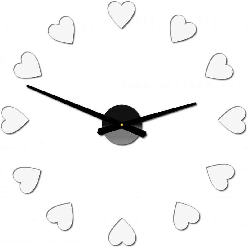 Adhesive wall clock, luxury wall clock, plastic clock