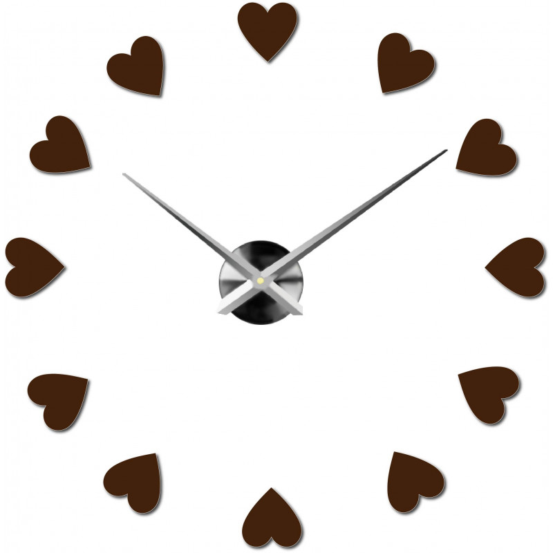 Adhesive wall clock, luxury wall clock, plastic clock