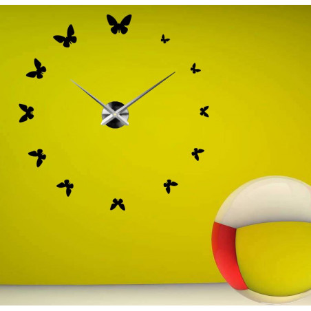 Adhesive wall clock, luxury wall clock, plastic clock