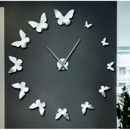 Adhesive wall clock, luxury wall clock, plastic clock