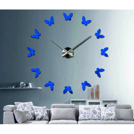 Adhesive wall clock, luxury wall clock, plastic clock