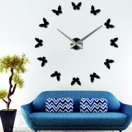 Adhesive wall clock, luxury wall clock, plastic clock