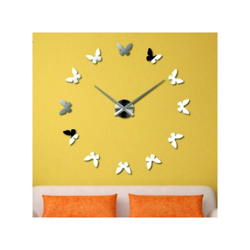 Adhesive wall clock, luxury wall clock, plastic clock