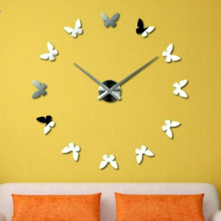 Adhesive wall clock, luxury wall clock, plastic clock