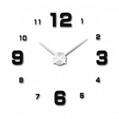 Stick-on wall clocks,luxury stent clocks,plastic clocks