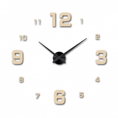 Stick-on wall clocks,luxury stent clocks,plastic clocks