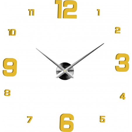 Stick-on wall clocks,luxury stent clocks,plastic clocks