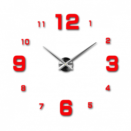 Stick-on wall clocks,luxury stent clocks,plastic clocks