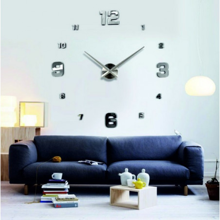 Stick-on wall clocks,luxury stent clocks,plastic clocks