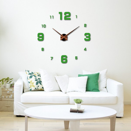 Stick-on wall clocks,luxury stent clocks,plastic clocks