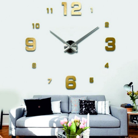 Stick-on wall clocks,luxury stent clocks,plastic clocks