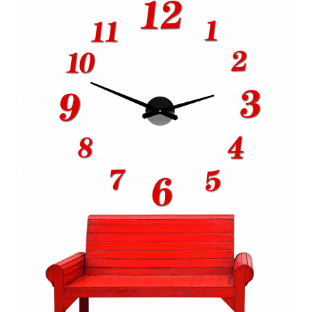 Design wall clock for living room, kitchen, kids room. Wall clock as a gift.
