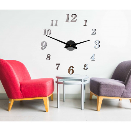 Design wall clock for living room, kitchen, kids room. Wall clock as a gift.