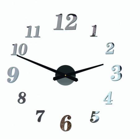 Design wall clock for living room, kitchen, kids room. Wall clock as a gift.