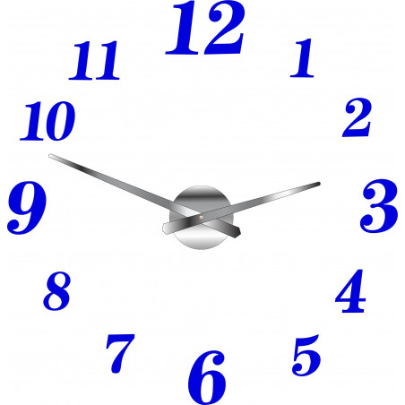 Design wall clock for living room, kitchen, kids room. Wall clock as a gift.