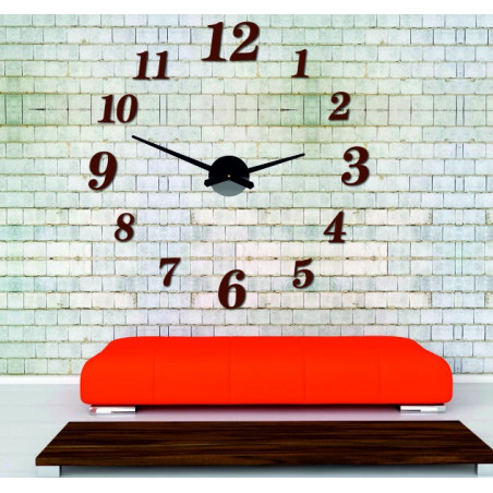 Design wall clock for living room, kitchen, kids room. Wall clock as a gift.