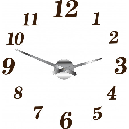 Design wall clock for living room, kitchen, kids room. Wall clock as a gift.
