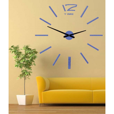 Modern wall clock, wall clock made of wood, plywood