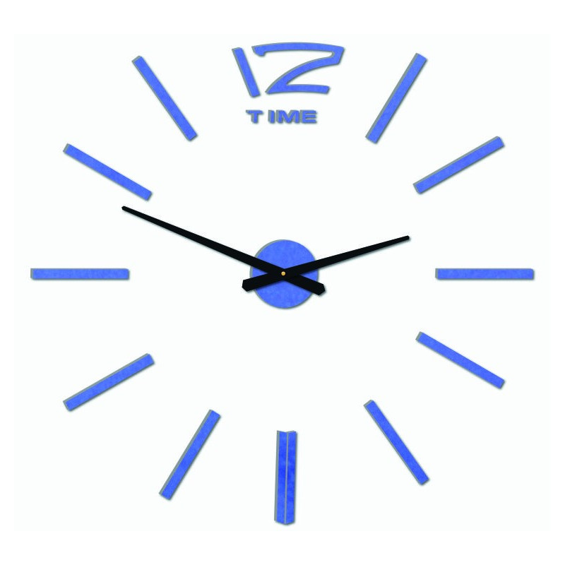 Modern wall clock, wall clock made of wood, plywood