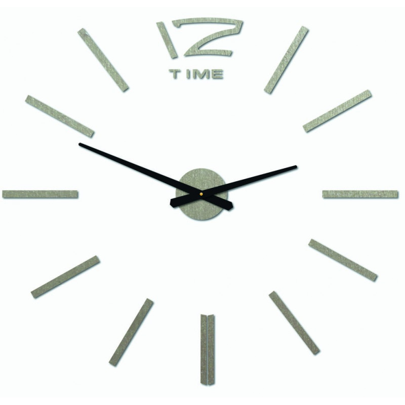 Modern wall clock, wooden wall clock, plywood