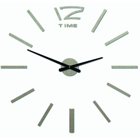 Modern wall clock, wall clock made of wood, plywood
