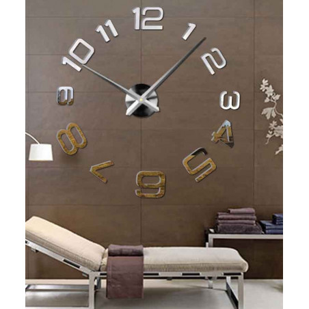 Wall clock made of plastic - PELLO