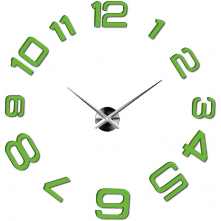 Wall clock made of plastic - PELLO