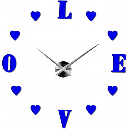 Adhesive wall clock, luxury wall clock, plastic clock