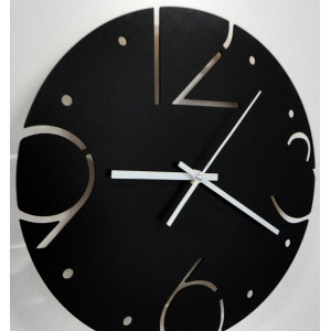 Modern wall clock, wooden wall clock, plywood 2